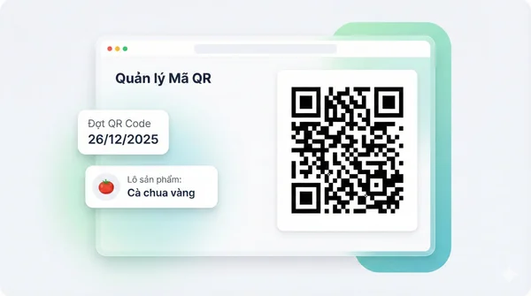 Hướng dẫn tạo và gán QR Code cho lô hàng trên VNCX (5 bước)