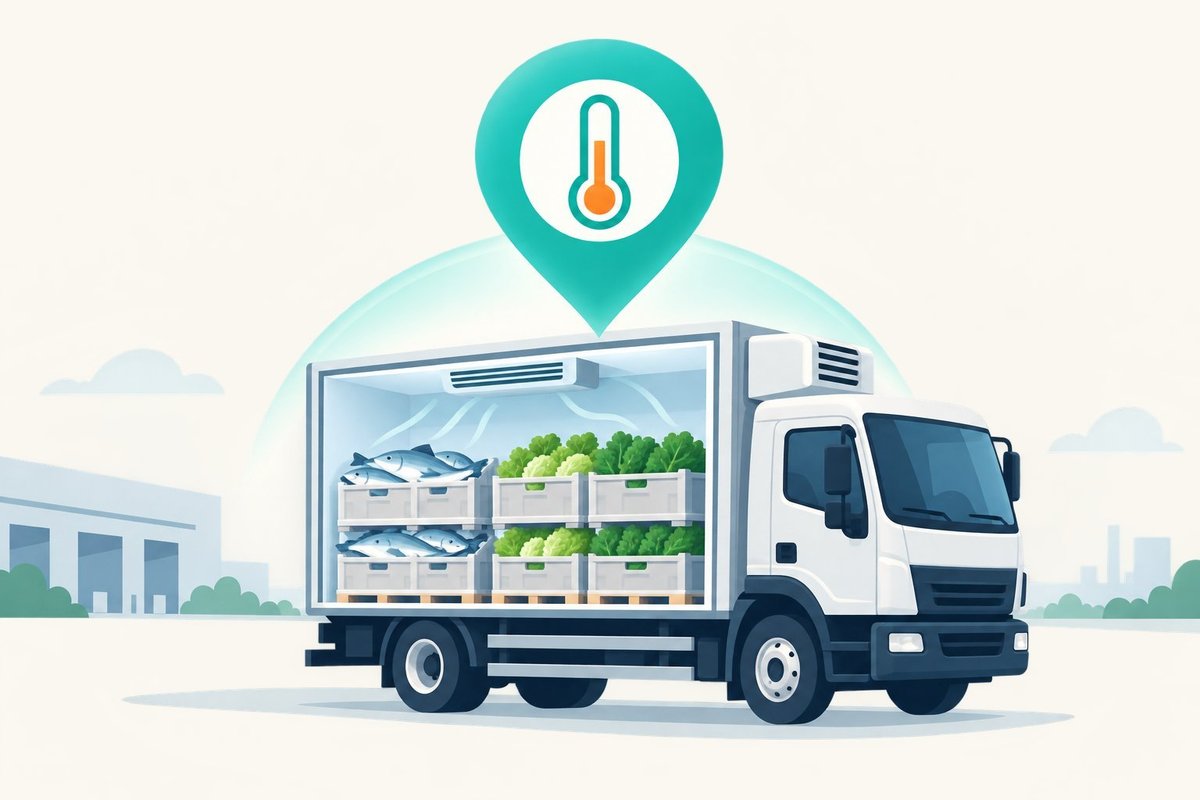 GPS và cảm biến nhiệt độ: Chìa khóa kiểm soát chuỗi cung ứng lạnh